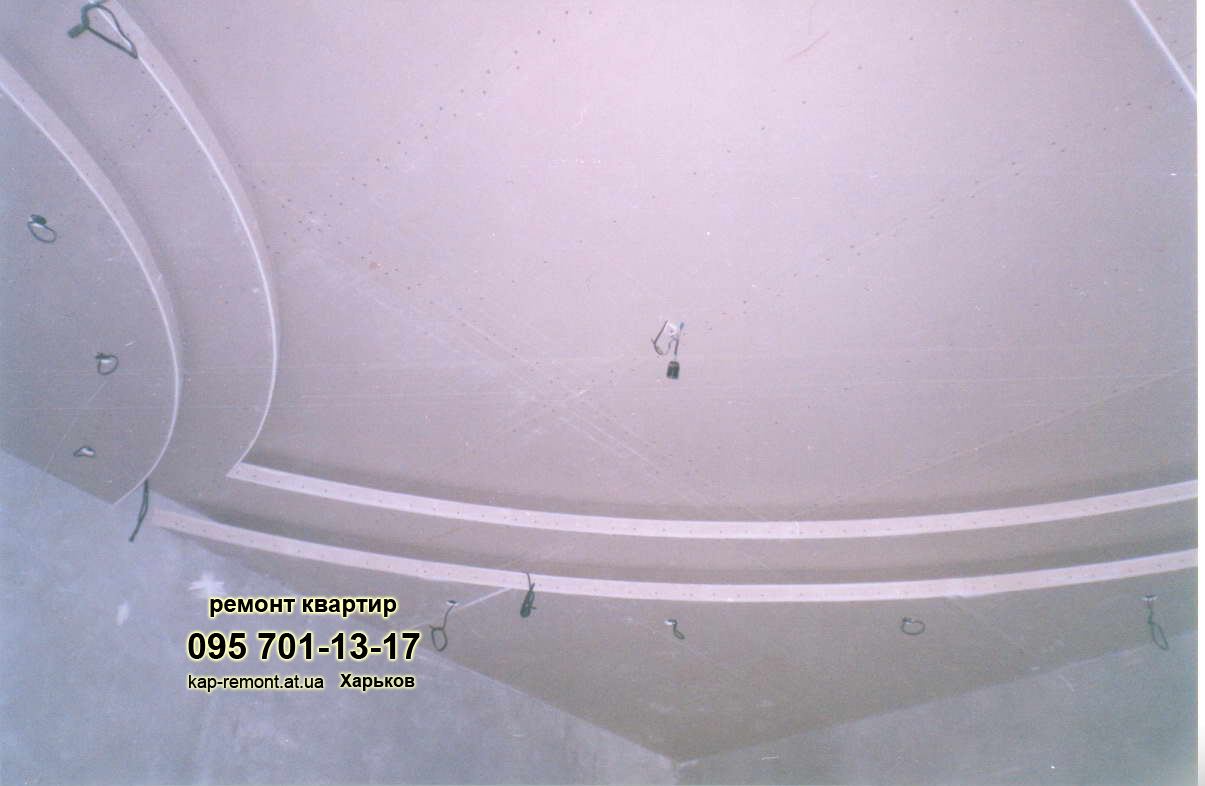 Гипсокартонный подвесной потолок харьков